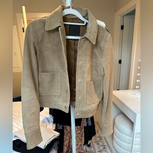 Mango Tan Suede Jacket